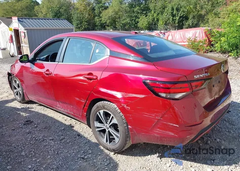 2022 Nissan Sentra Sv Xtronic Cvt из США, поврежденный, VIN 3N1AB8CV1NY229114